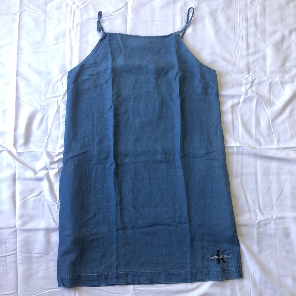 Calvin Klein Denim Slip Dress